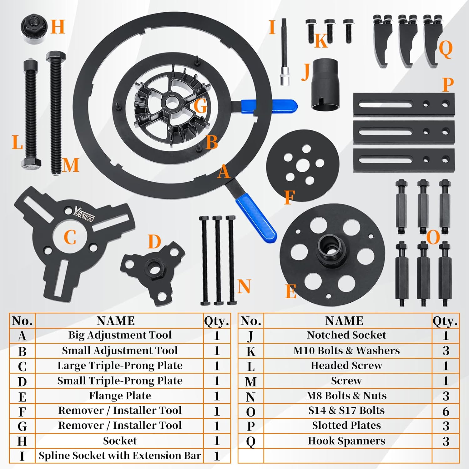 DPS6 6DCT250 Dry Dual Clutch Remover & Installer Tool Kit view 2