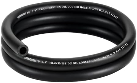 EVIL ENERGY 3/8" Transmission Oil Cooler Hose, 5FT SAE J1532 250PSI