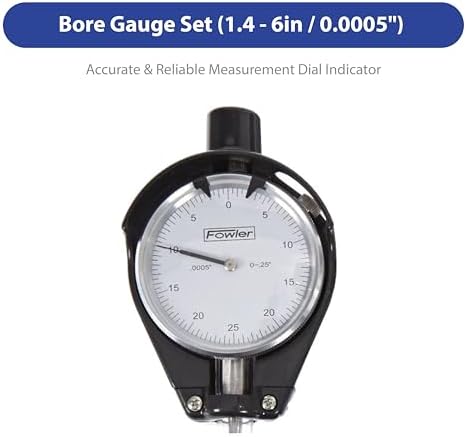 Extender Dial Bore Gage Kit 1.4-6 in, .0005 in Graduation view 2