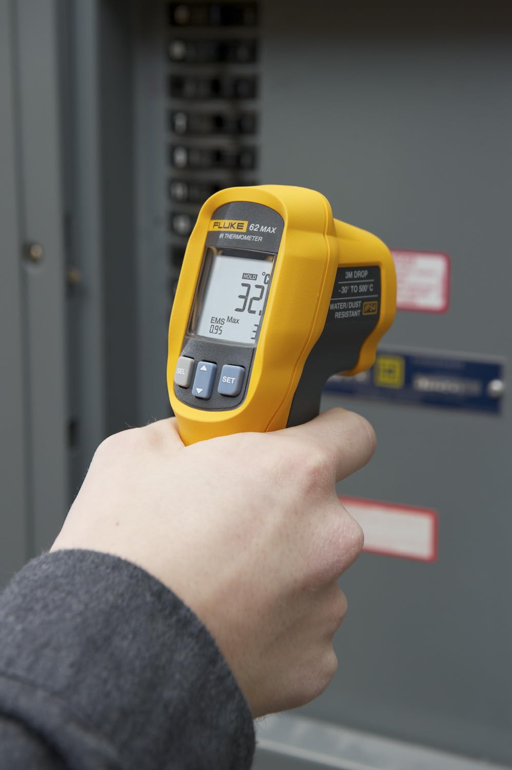 Fluke 62 MAX Infrared Thermometer 10:1 Spot Ratio view 2