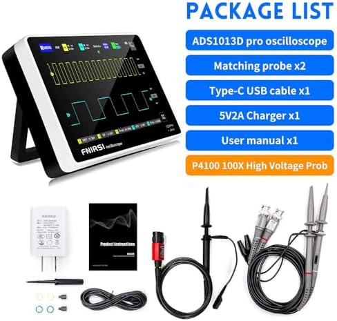 FNIRSI 1013D Plus 2-Channel Automotive Oscilloscope view 2