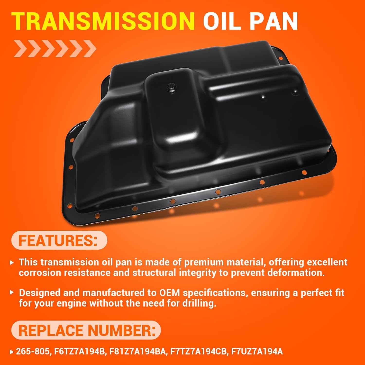 Ford 4R100 4WD Transmission Oil Pan with Gasket 265-805 view 2
