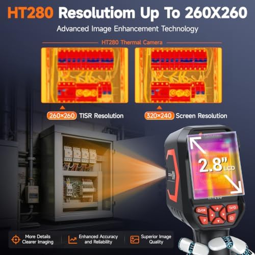FOXWELL HT280 Thermal Imaging Camera 320x240 IR view 2