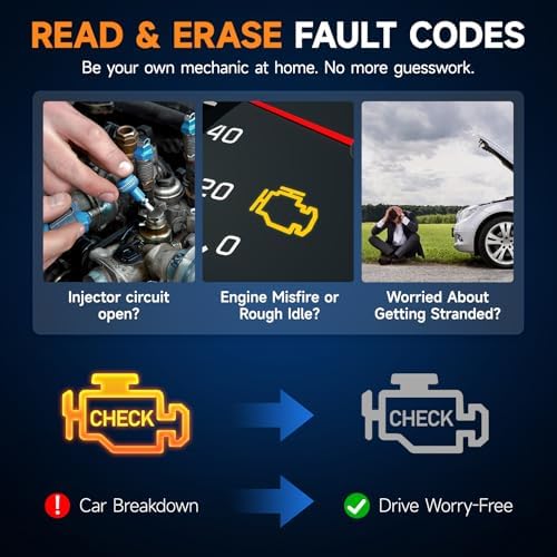 FOXWELL NT301 OBD2 Scanner - Live Data, EVAP & O2 Sensor Test, Color Screen Code Reader view 2