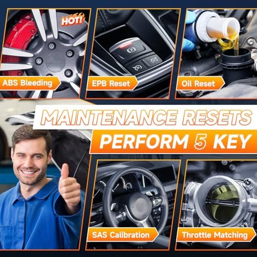 FOXWELL NT614 Elite 4-System Scanner Engine ABS SRS Transmission view 2