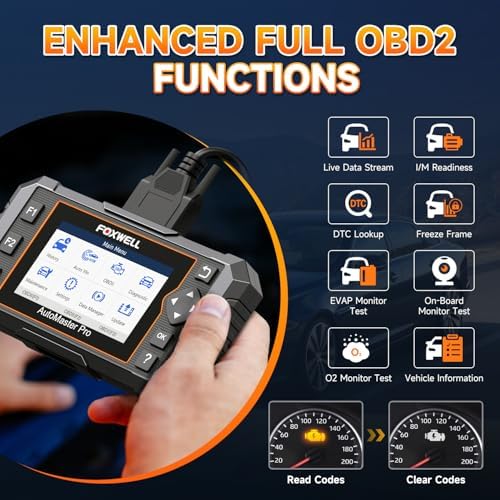 FOXWELL NT614 Elite 4-System Scanner Engine ABS SRS Transmission view 3