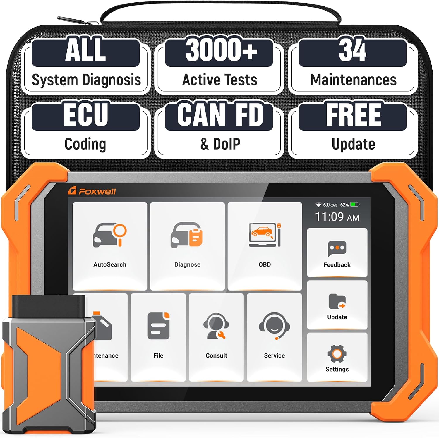 FOXWELL NT919BT Bidirectional Scan Tool with ECU Coding