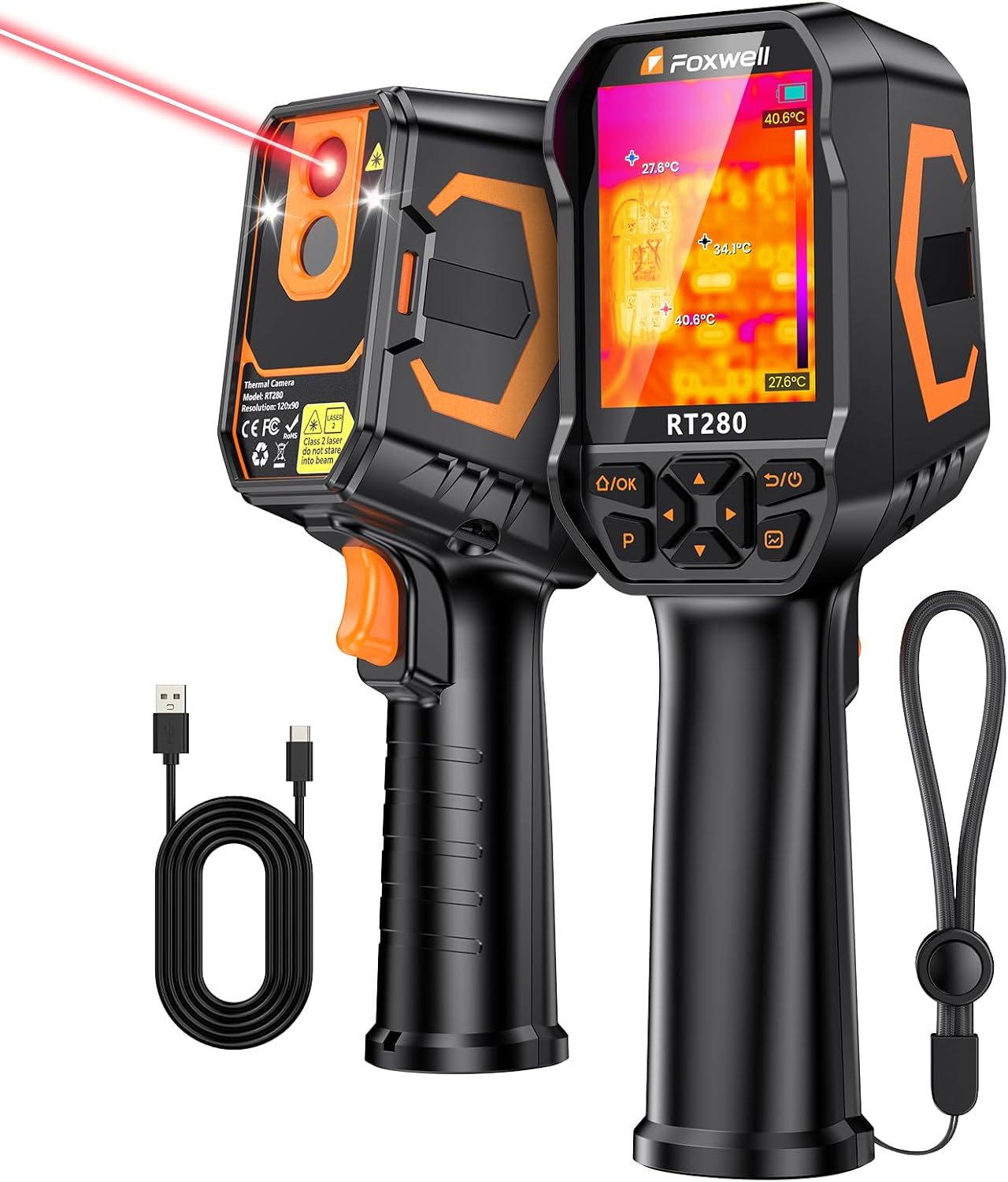 FOXWELL RT280 Thermal Imaging Camera 240x180 Infrared