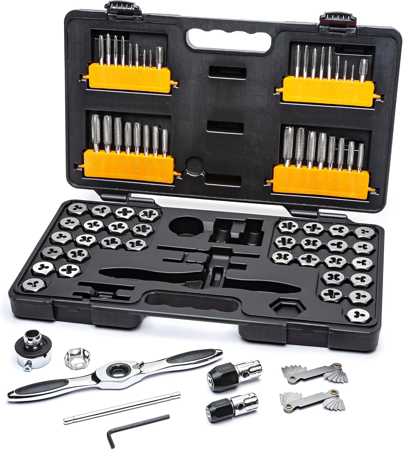 GEARWRENCH 3887 Ratcheting Tap and Die Set 77-Piece