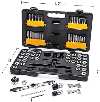 GEARWRENCH 3887 Ratcheting Tap and Die Set 77-Piece view 2