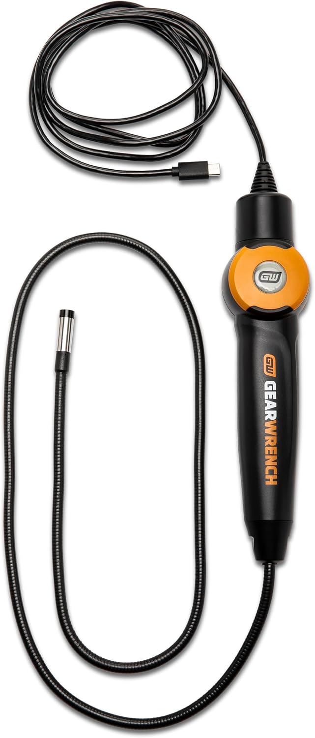 GEARWRENCH GWSCOPE 1080p Inspection Borescope, 8.5mm Probe