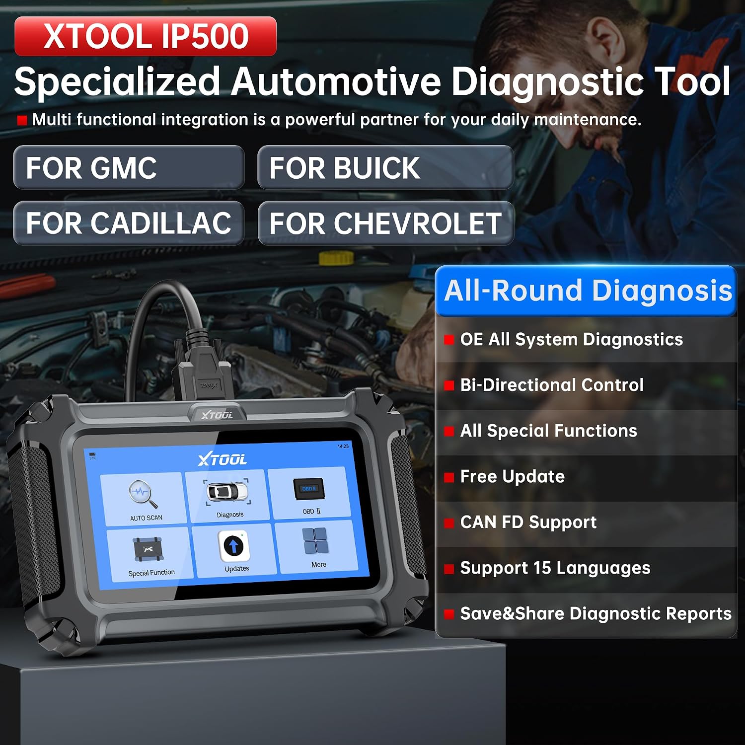 Bidirectional GM Scan Tool with Transmission Relearn view 3