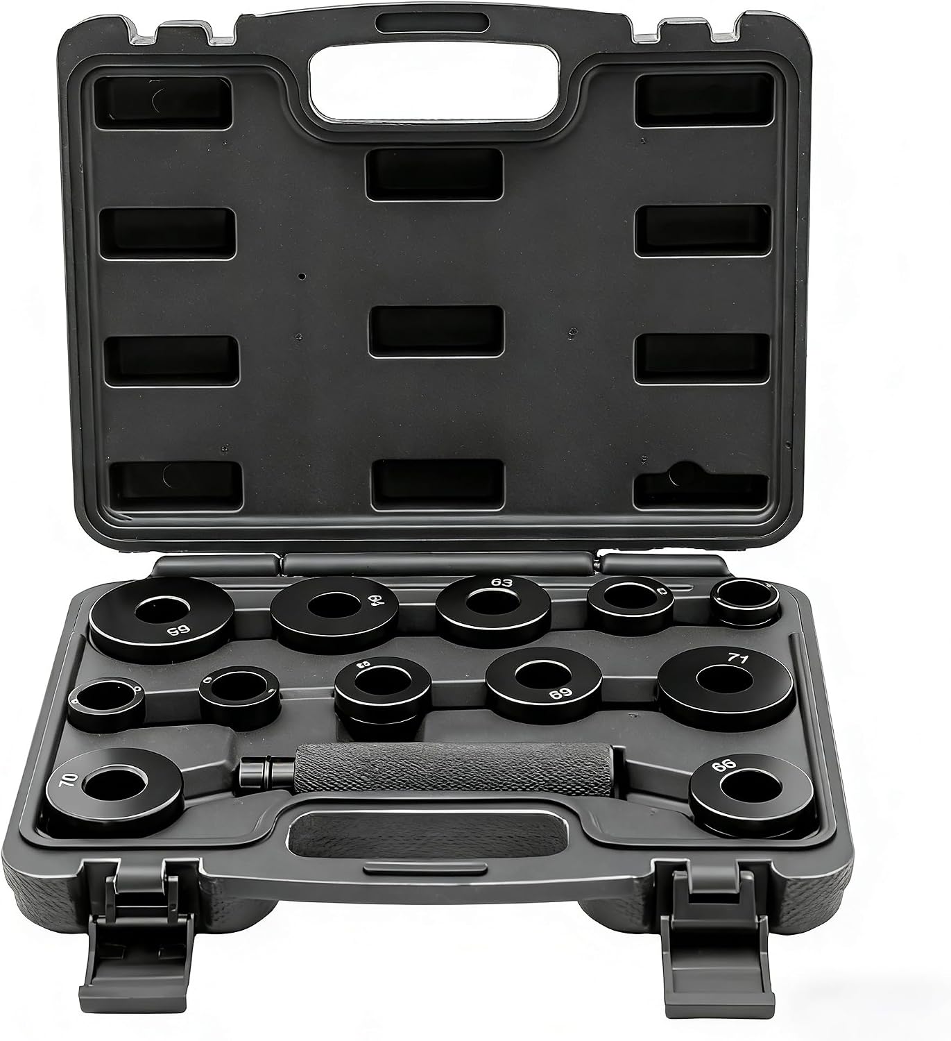 13-Piece GM Transmission Bushing Driver Kit for 700-R4, 4L60, 4L60E and 4L65E, Seal and Bushing Installer with Knurled Handle