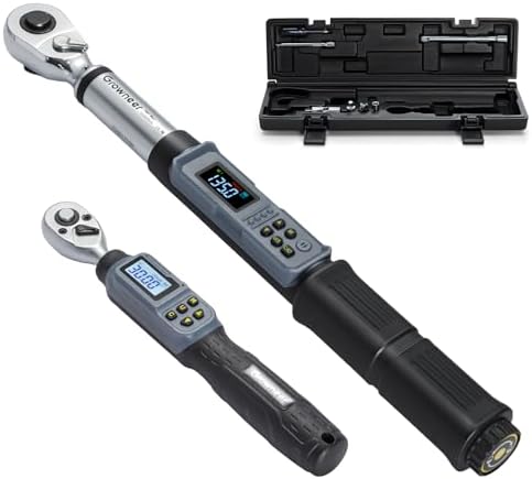 Digital Torque Wrench Set 1/4 and 1/2 Drive, 1.5-200 Nm view 2