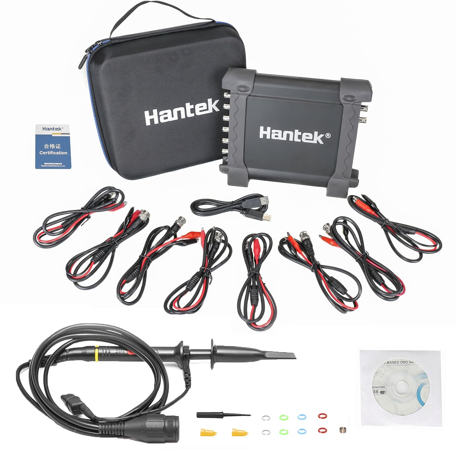 Hantek 1008B 8-Channel Automotive Oscilloscope, USB PC Scope