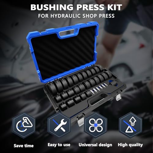 35Pc Hydraulic Press Bushing & Bearing Driver Kit view 2