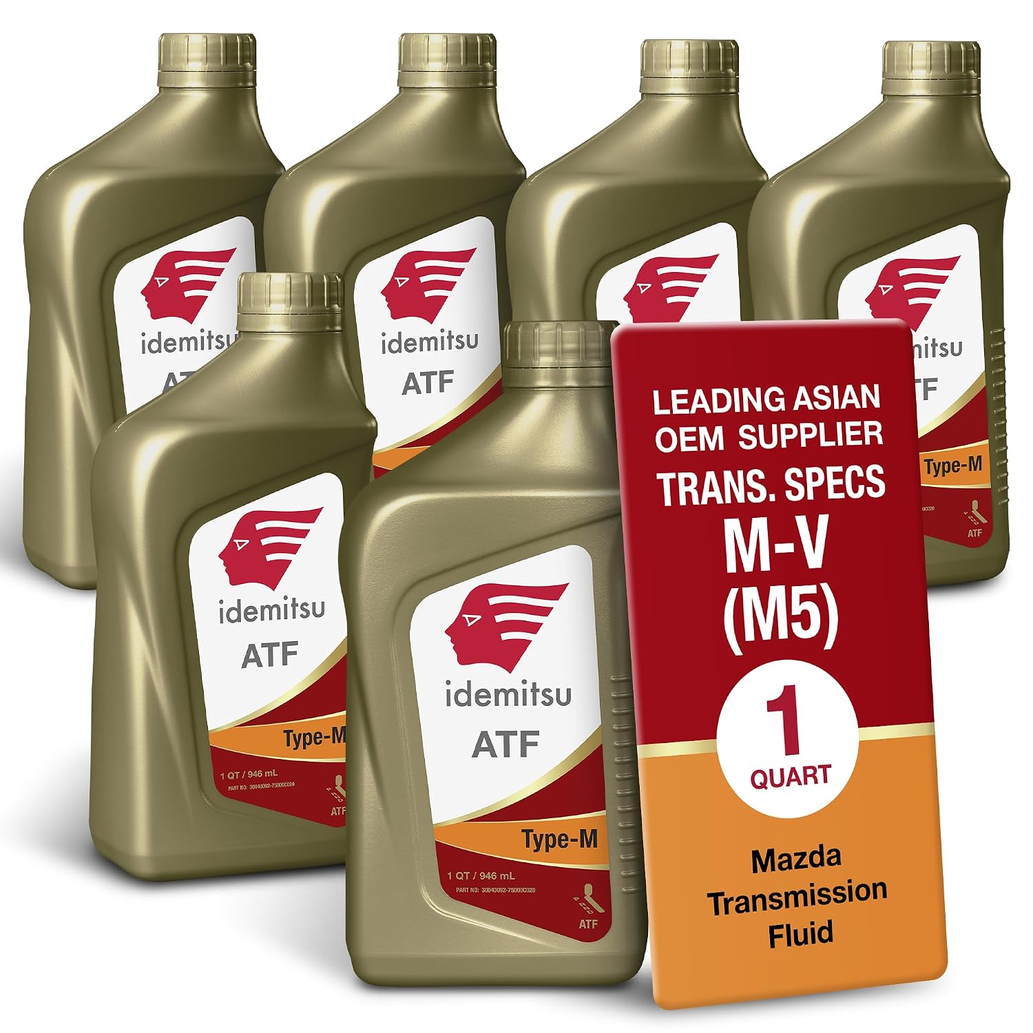 Idemitsu ATF Type M for Mazda M5/M3 and Ford FNR5, Case of 6 Quarts