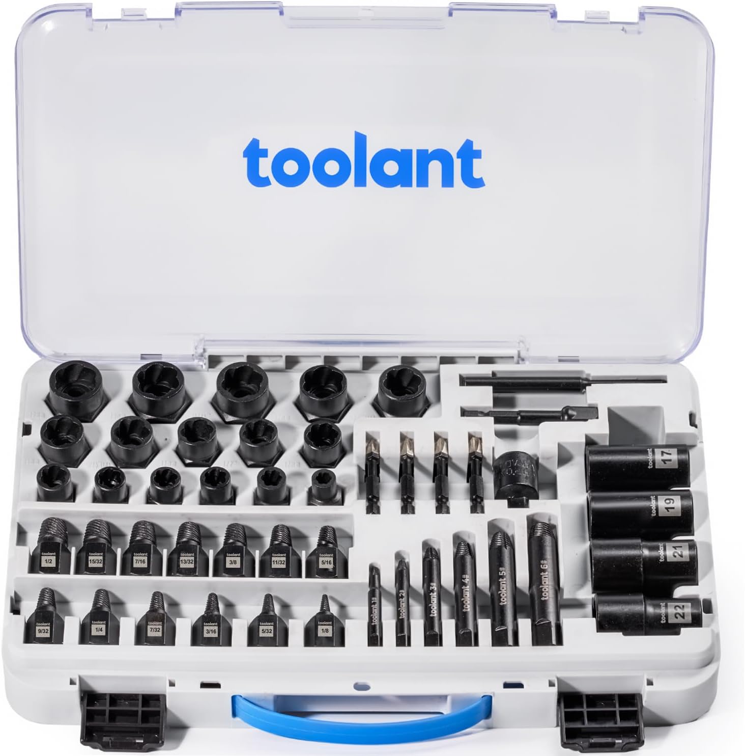 46-Piece Impact Bolt Extractor and Stud Remover Set