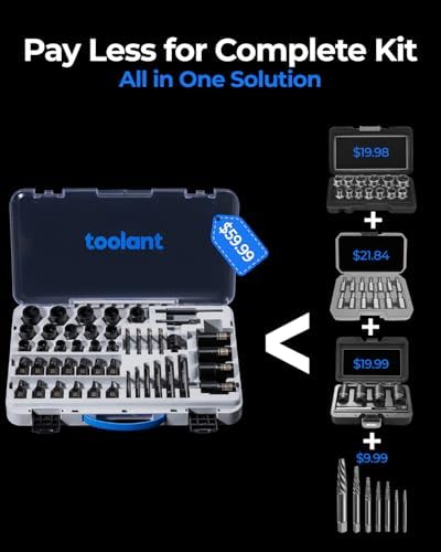 46-Piece Impact Bolt Extractor and Stud Remover Set view 2