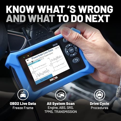 Innova SD35 All-System OBD2 Scanner with Live Data view 2