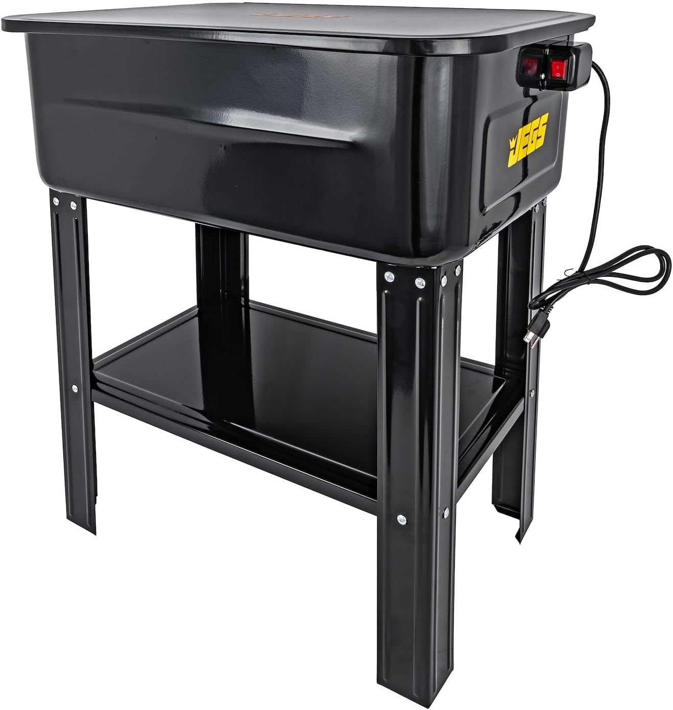 20-Gallon Parts Washer, Recirculating Solvent Cabinet