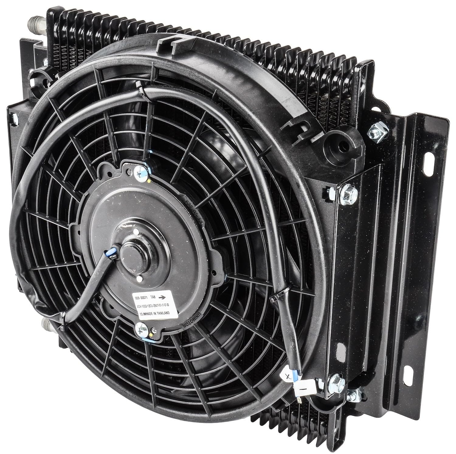 JEGS 60389 Transmission Cooler with Fan 30,000 GVW -6AN