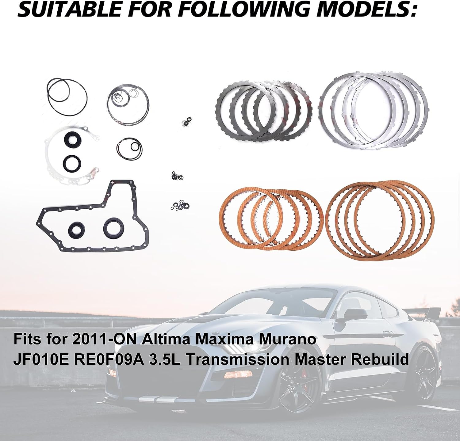 JF010E RE0F09A CVT Master Rebuild Kit Nissan Murano Maxima