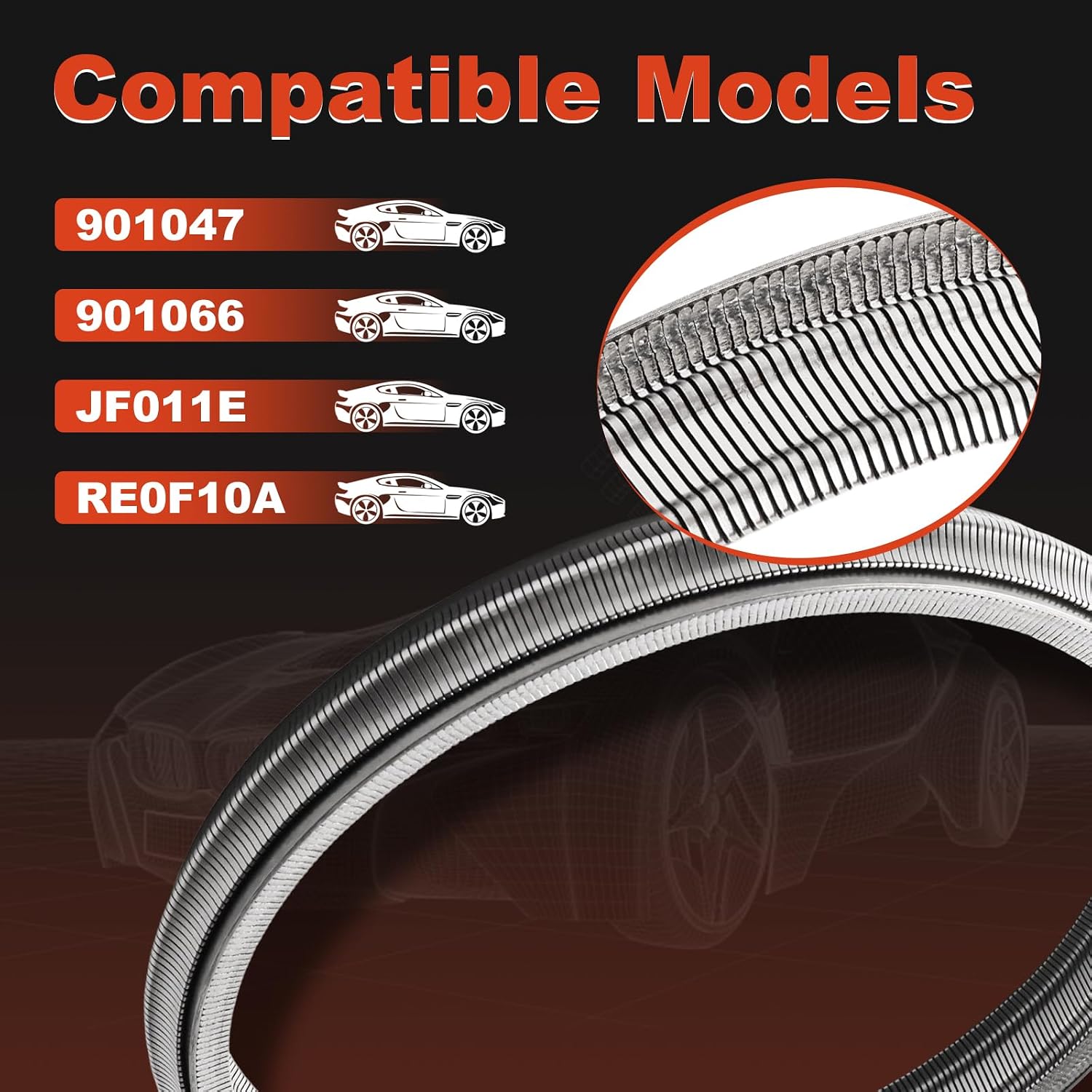 JF011E CVT Transmission Chain Belt for Nissan Altima view 3