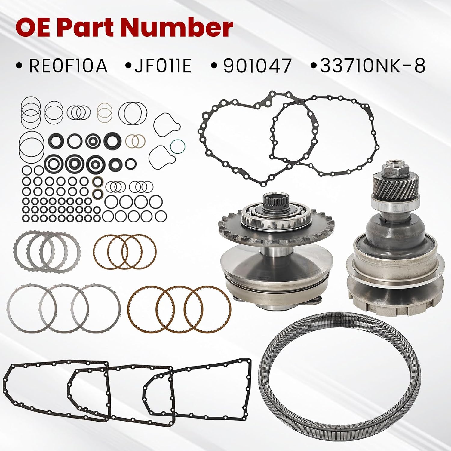 JF011E CVT Master Rebuild Kit with 30T Pulley Set view 3