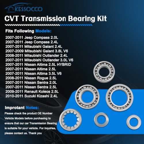 JF011E CVT Transmission Pulley Bearing Kit, 4-Piece view 2