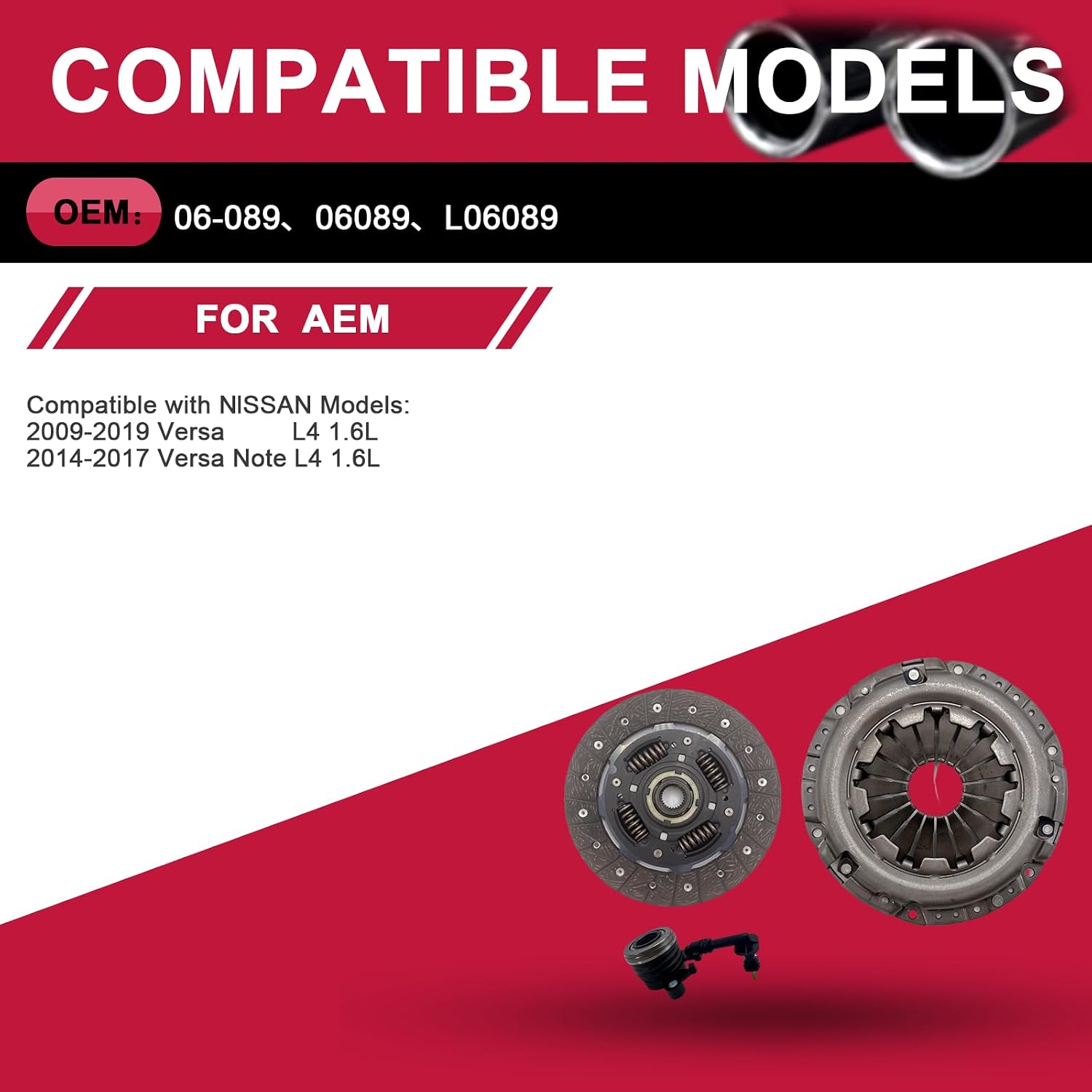 JF015E CVT Clutch Pack Kit for Nissan Versa 1.6L view 2