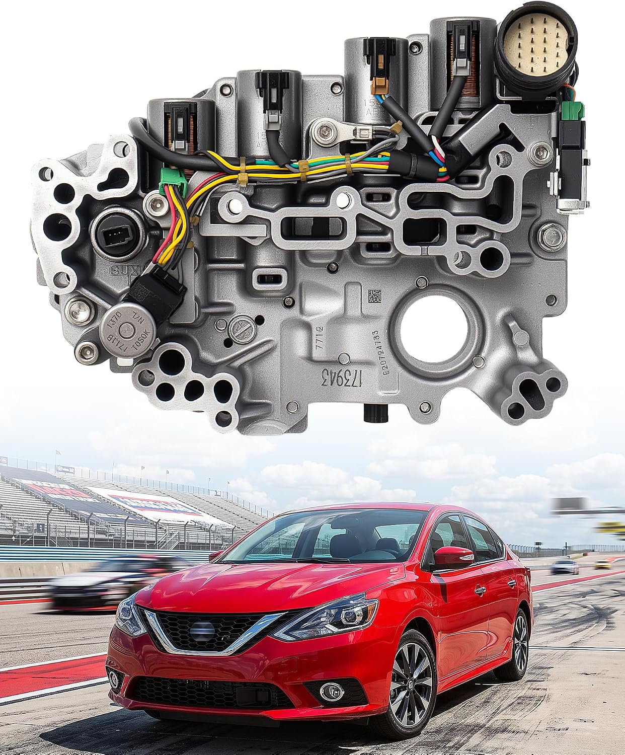 JF015E CVT Transmission Valve Body with Solenoids