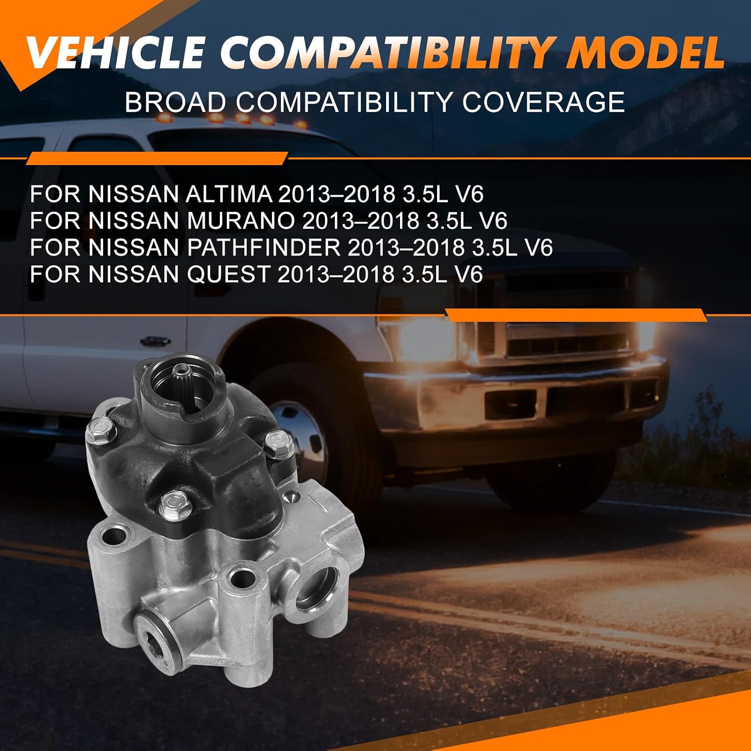 JF016E CVT Transmission Oil Pump Assembly with Valve view 2