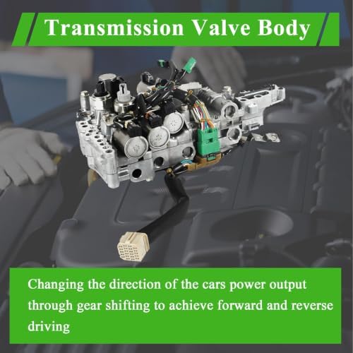 JF016E CVT Transmission Valve Body Assembly with Solenoids view 2