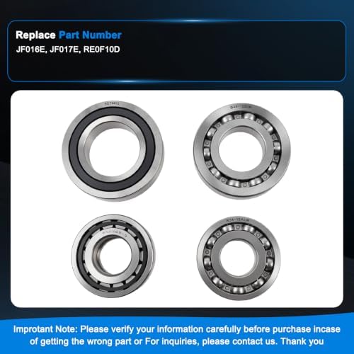 JF017E CVT Transmission Bearing Kit with RNU208-3 Roller Bearing view 3