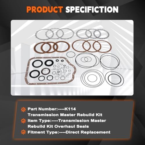 K114 CVT Transmission Master Rebuild Kit for Toyota RAV4 view 3