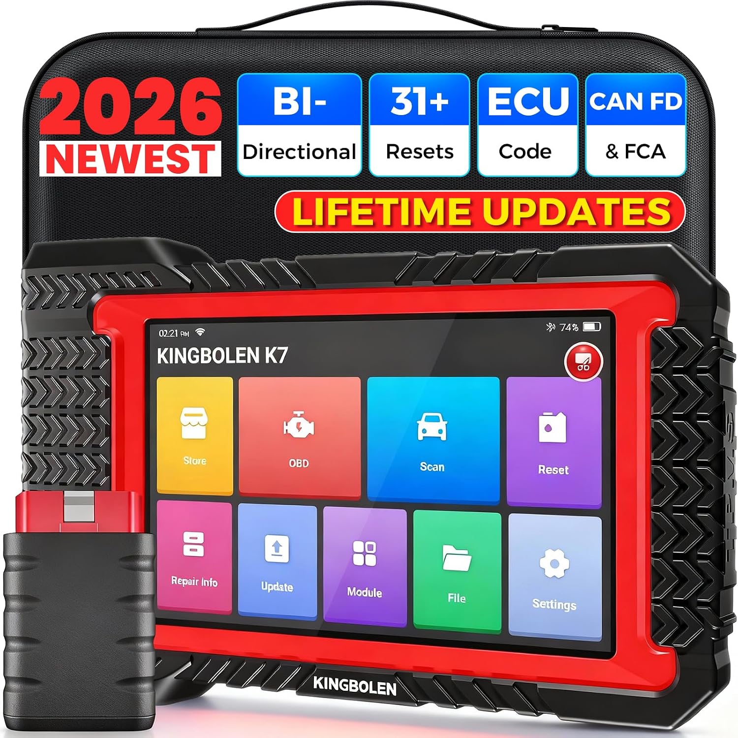 KINGBOLEN K7 Bidirectional Scan Tool with ECU Coding