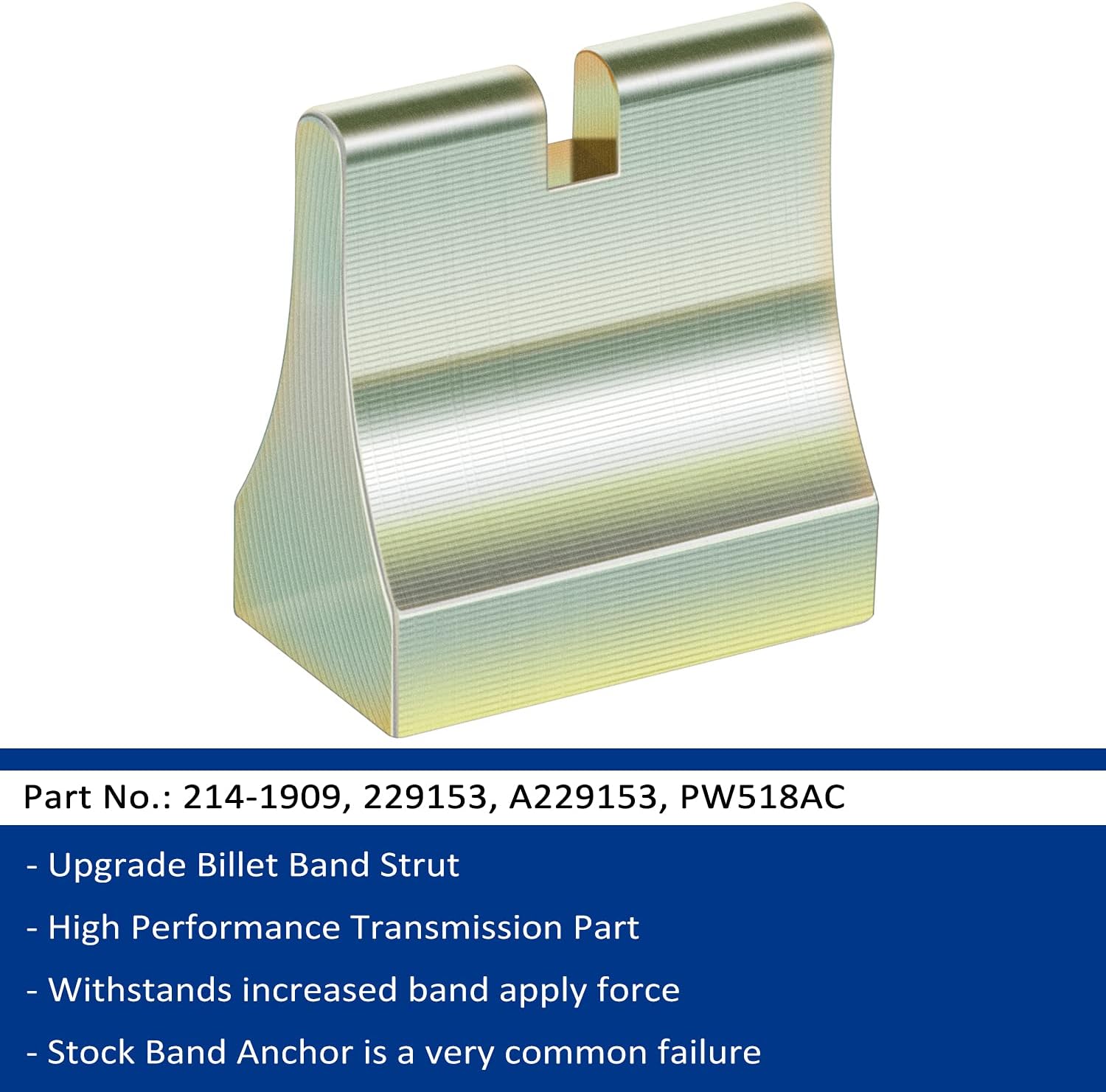 PW518AC Band Anchor & 22717HD Heavy-Duty Band Strut for 47RE 48RE A518 A618 A727 view 3