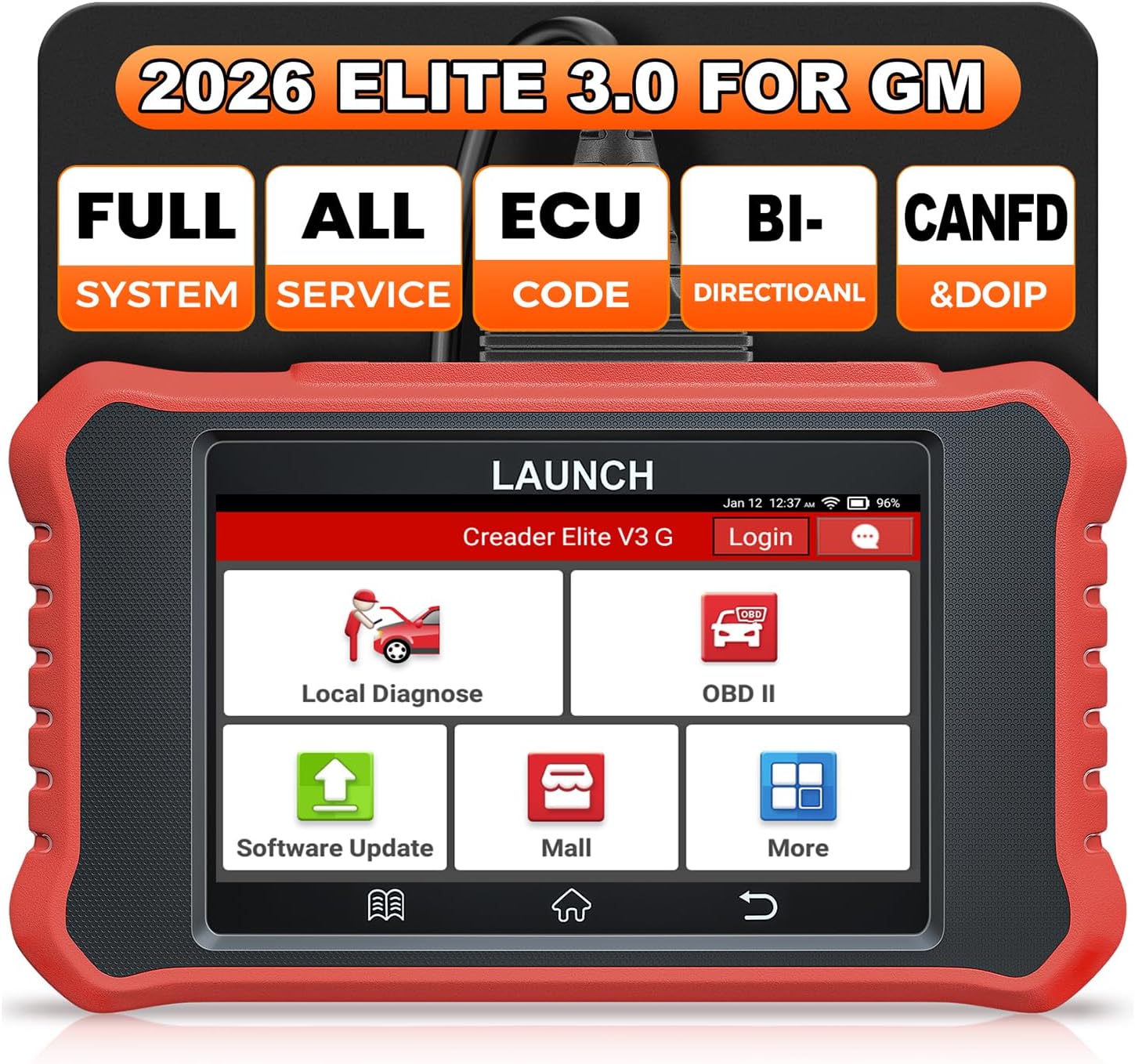 LAUNCH Creader Elite V3.0 GM Bidirectional Scan Tool
