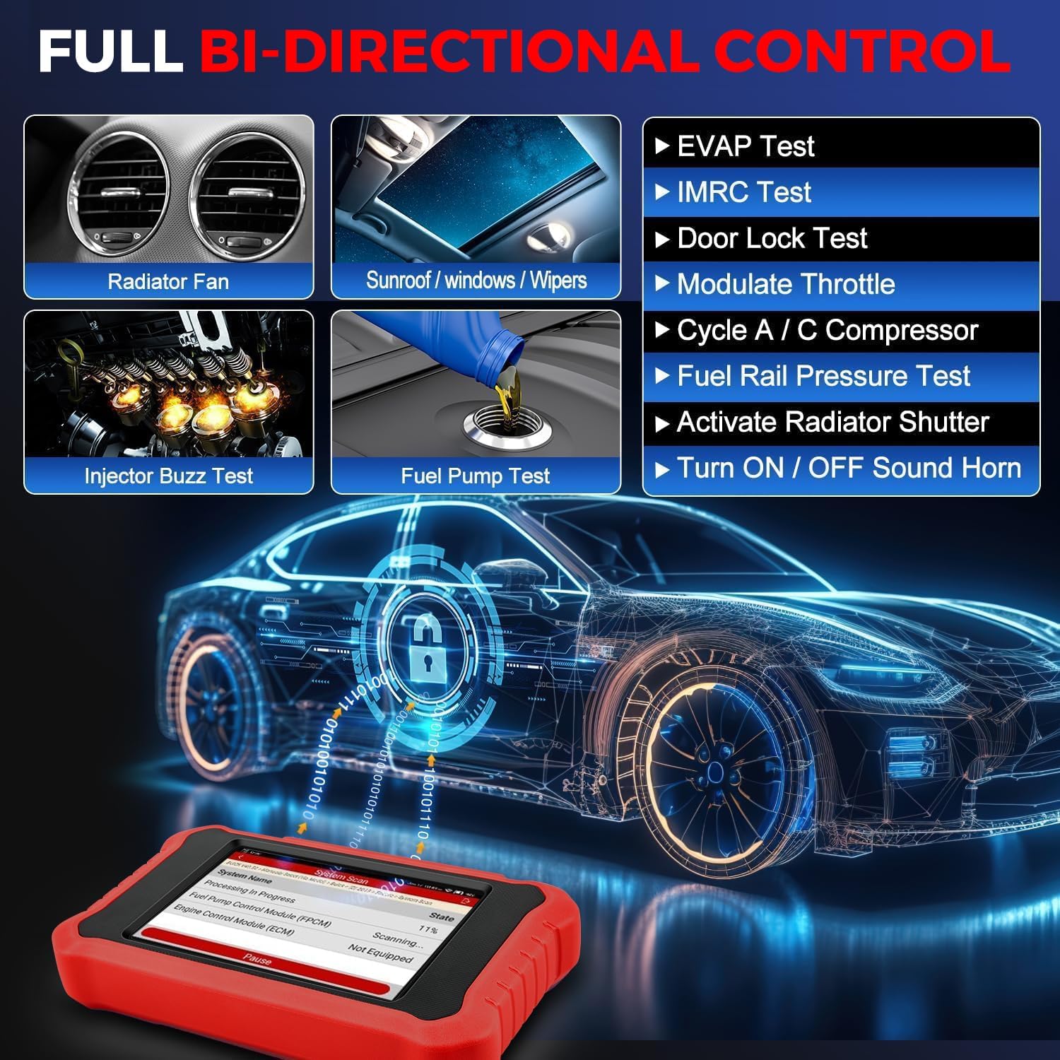 LAUNCH Creader Elite V3.0 GM Bidirectional Scan Tool view 3