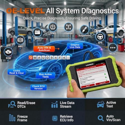 LAUNCH Creader Elite X500 Honda Bidirectional Scanner view 3