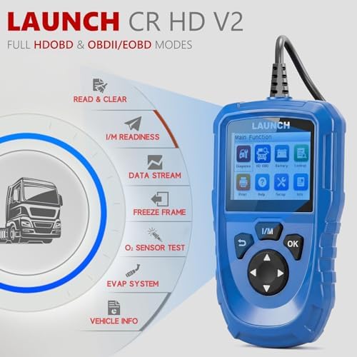 LAUNCH Creader HD V2 Heavy Duty Truck Scanner J1939 view 2