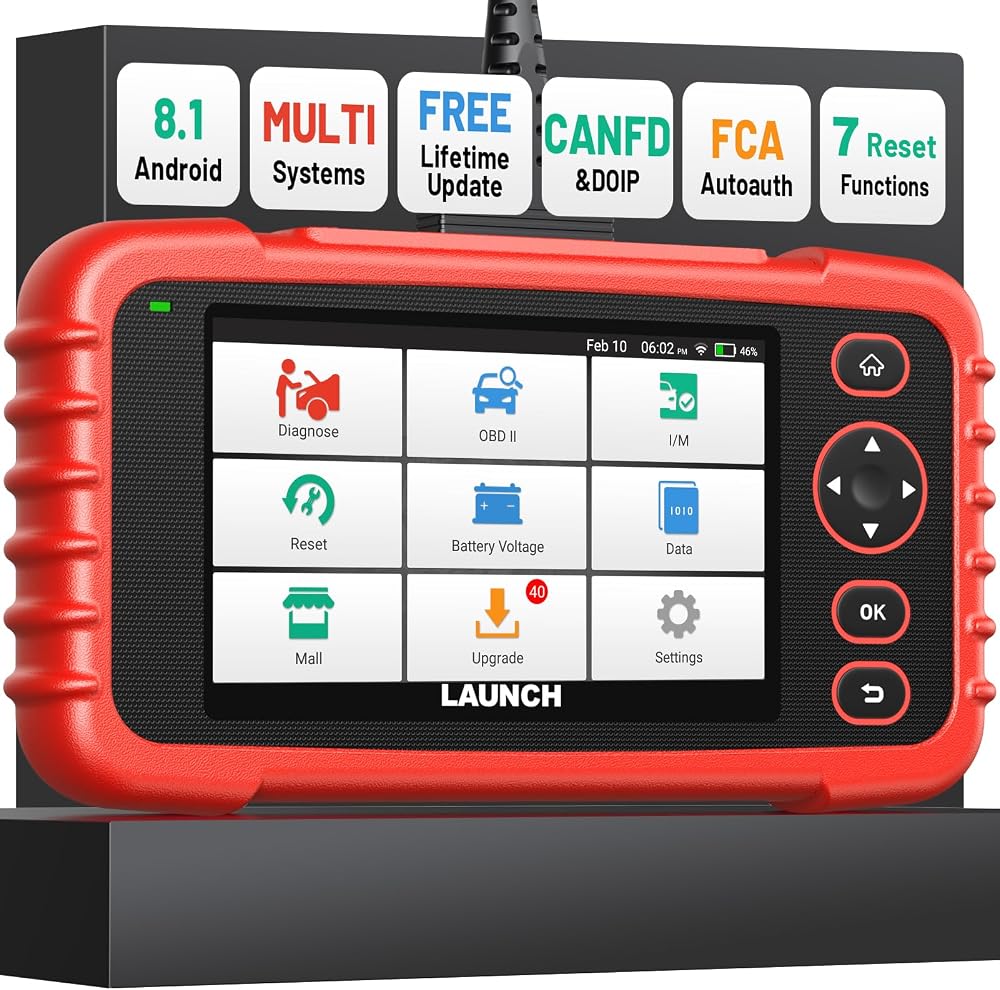 Launch CRP123X V3.0 Elite OBD2 Scanner ABS SRS Transmission