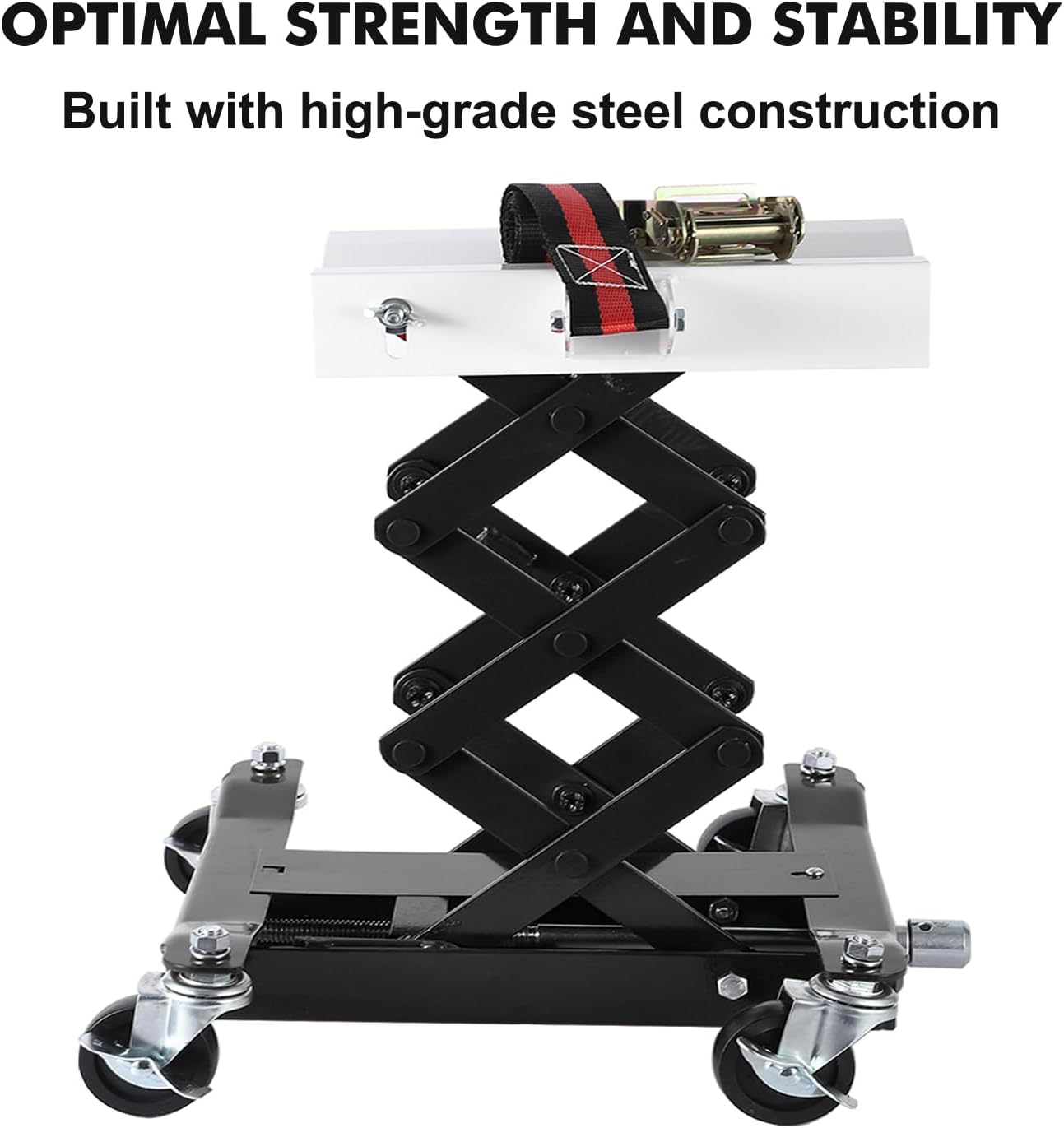 Low Profile 450 lb Transmission Jack, 7-23 in Lift view 3