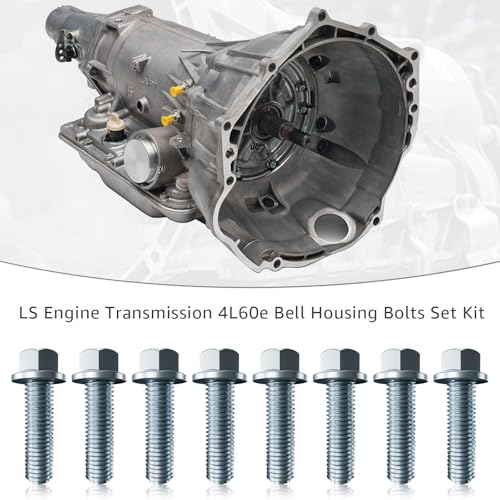 LS to 4L60E/4L80E Bell Housing Bolt Set, 8-Piece Grade 10.9 view 3