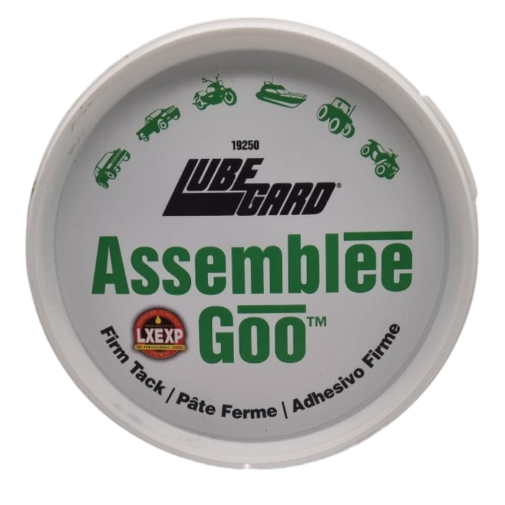 Lubegard 19250 Assemblee Goo Green Firm-Tack Transmission Assembly Gel 16oz