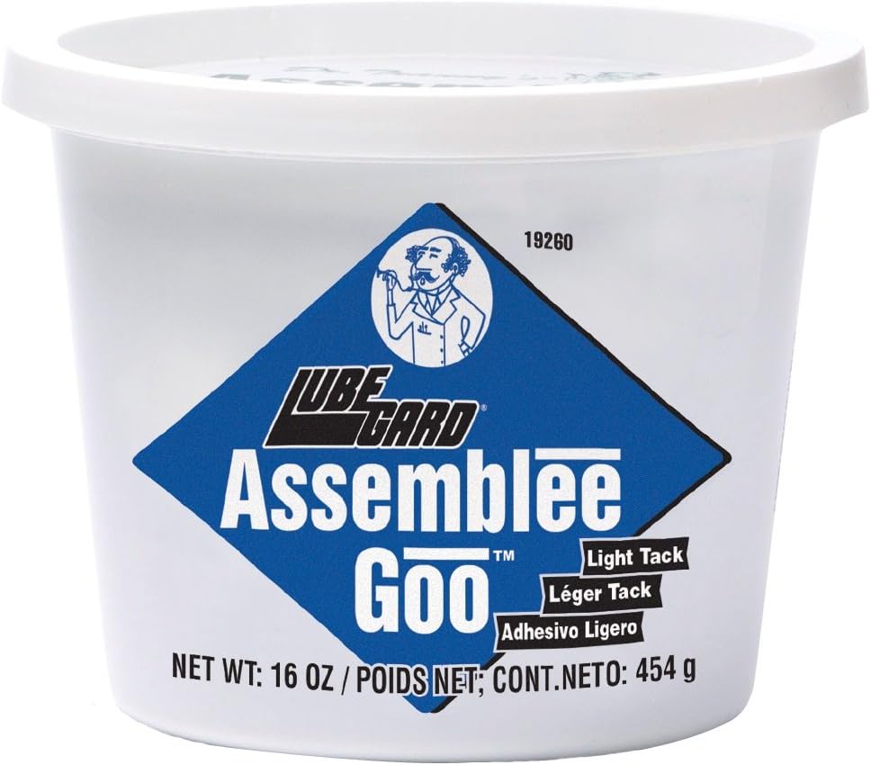 Lubegard 19260 Assemblee Goo, Blue Light-Tack Assembly Lubricant, 16 oz.