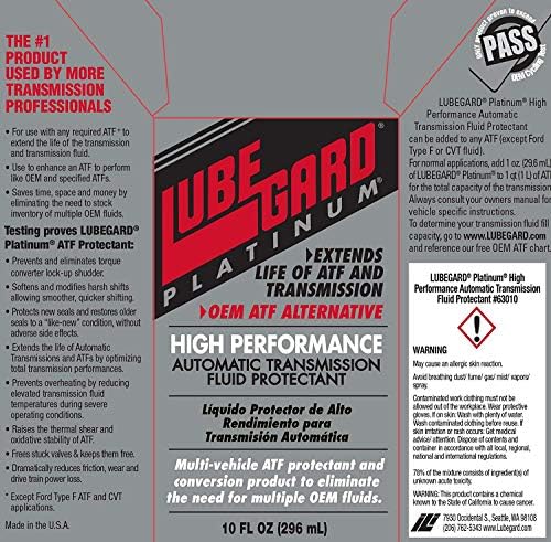 Lubegard 63010 Platinum Universal ATF Protectant, 10 oz view 2