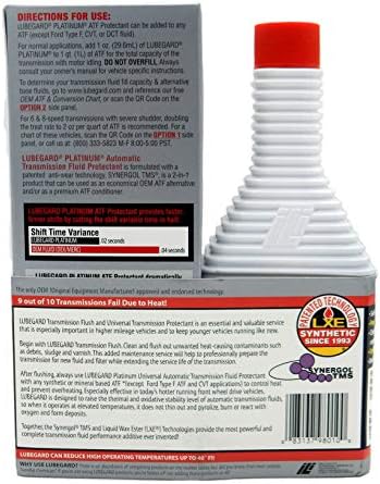 Lubegard 98010 Platinum Universal Flush and Protect Performance Pack, (2) 10 oz Bottles view 2