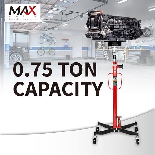 High-Lift Telescoping Transmission Jack, 0.75 Ton 1660 lb view 2